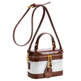 thumbnail image 1 of LAVA Small Box Crossbody Purse For Women, Designer PU Leather Mini Top Handle Tote Bag Shoulder Pouch, Satchel Flap Handbag for Ladies, 1 of 11