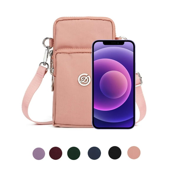 LAVA Small Crossbody Bags for Women Waterproof Over the Shoulder Purses Phone Wallet (Red)