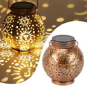LAVA Solar Lanterns Decorative Outdoor Waterproof Hanging Garden Lights Sun Solar Lights for Patio Yard Table Decoration Birthday Christmas Gift