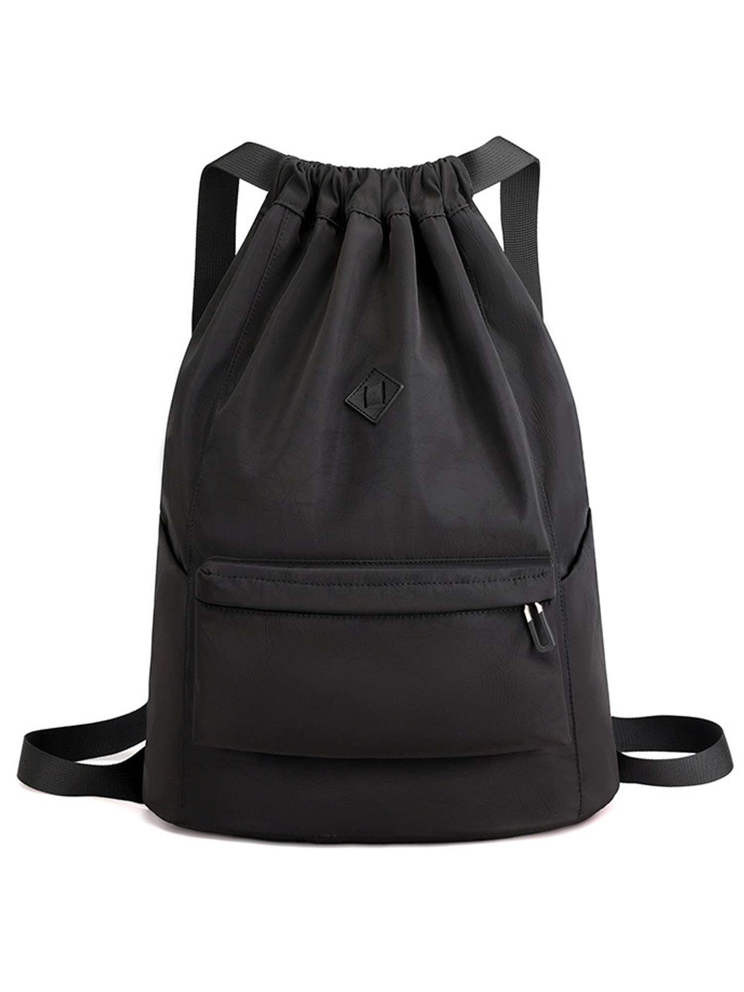 LAVA Waterproof Drawstring Backpack for Women Men Nylon Sports