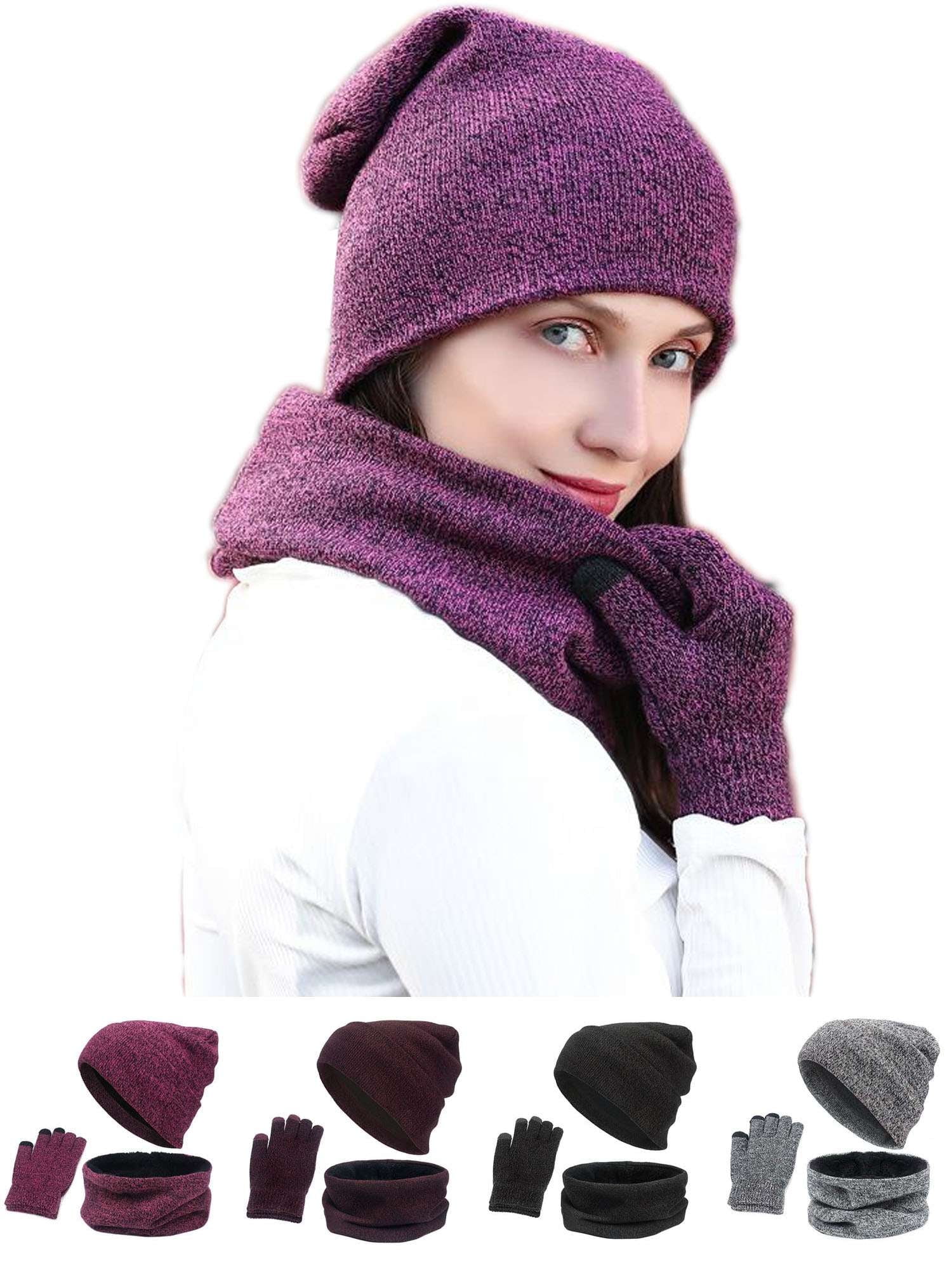 Strawberry Hat/Scarf/Gloves Set