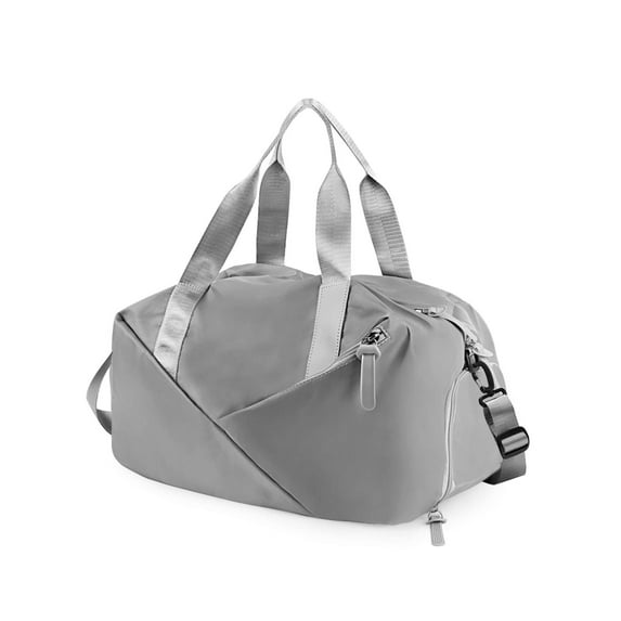 LAVA Women Men Travel Duffel Bag Waterproof Gym Tote Bag Weekender Overnight Bag for Sports Outdoor (Gray)