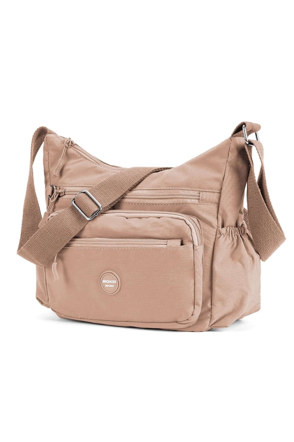 Women's Nylon Crossbody Bag, Waterproof Multi-Pocket Shoulder Purse Travel