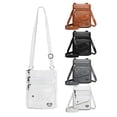thumbnail image 1 of LAVA Women’s Retro Shoulder Bag | Washed Leather Mini Crossbody Purse Adjustable Strap Lightweight Portable Wallet for Daily Use, Travel and Outdoor Activities (White), 1 of 10