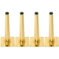 thumbnail image 1 of LAVANE 12 inch / 30cm Metal Furniture Legs, Set of 4 Mid Century Modern Iron Straight Tapered Furniture Replacement Feet Gold for Home DIY Project Sofa Couch Cabinet Table Chair, 1 of 5