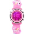 thumbnail image 1 of Digital Watches Sport Waterproof Wristwatch 3D Cartoon Watch with 7 Color Lights for Ages 3-12, 1 of 7