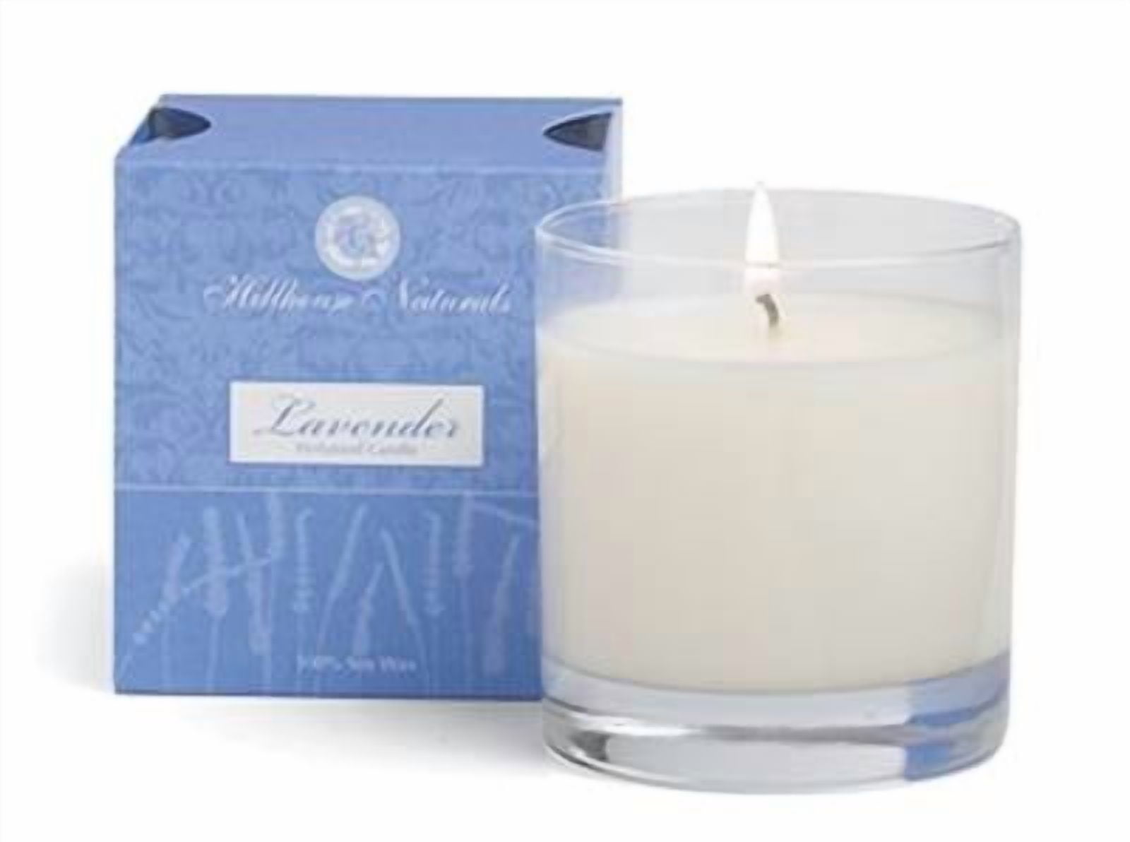 LAVENDER Hillhouse Naturals 7 oz Glass Scented Jar Candle