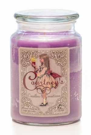 LAVENDER LEAVES Courtneys Candles Maximum Scented 26oz Jar Candle