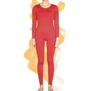 LAVRA Women’s Fleece Thermal Sets Insulated Pajama Base Layering Long John Top & Pants