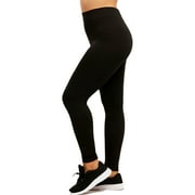 LAVRA Fleece Lined Womens Leggings| Soft Stretchy Thermal Full Length Fleece Lined Tights & Winter Leggings For Women | Plus Size Leggings & Warm Tight Pants