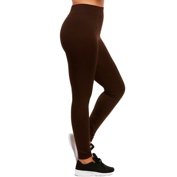 LAVRA Fleece Lined Women's Leggings| Soft Stretchy Thermal Full Length Fleece Lined Tights & Winter Leggings For Women | Plus Size Leggings & Warm Tight Pants