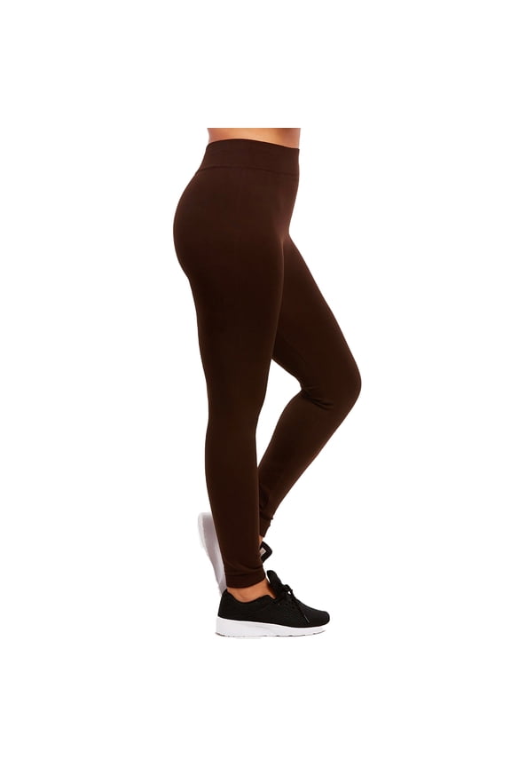 Fleece Lined Women's Leggings| Soft Stretchy Thermal Full Length Fleece Lined Tights & Winter Leggings For Women | Plus Size Leggings & Warm Tight Pants