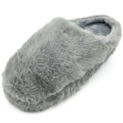 LAVRA Fuzzy Slippers For Women | Slip-On House Shoes Slippers For Women Indoor | Warm Bedroom Slippers Women With Faux Fur Lining