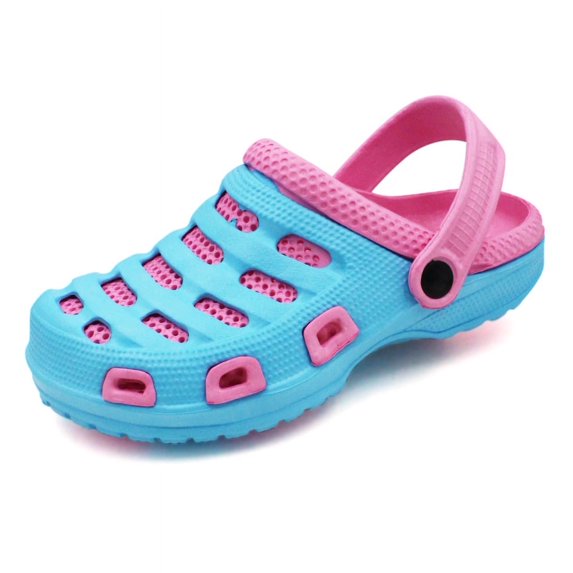 LAVRA Girls' Clogs Kids EVA Garden Shoes Slip-On Slingback Non-Slip Water Resistant Sandals