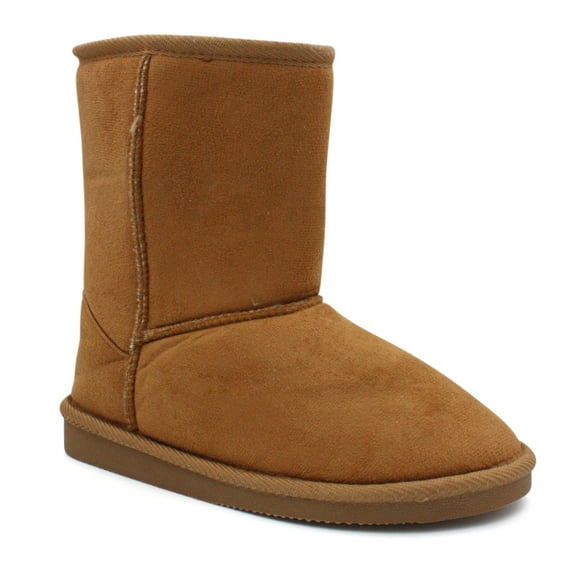 LAVRA Girls Classic Booties Faux Fur Lined Winter Snow Boots