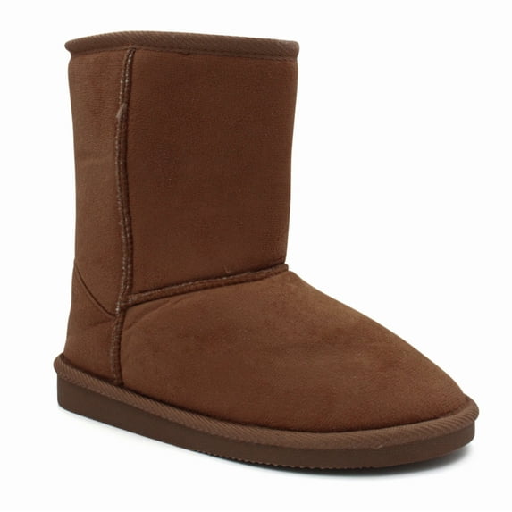 LAVRA Girls Classic Booties Faux Fur Lined Winter Snow Boots