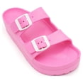 thumbnail image 1 of LAVRA Women Plaform EVA Slides Sandals | Adjustable Double Buckle Flatform Shoes | Rubber Beach Sandals | Casual Footbed waterproof Flat Sandals Women, 1 of 6