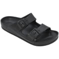 thumbnail image 1 of LAVRA Women's Double Buckle Sandals EVA Summer Slides, 1 of 8