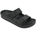 thumbnail image 1 of LAVRA Women's Double Buckle Sandals Adjustable Strap EVA Lightweight Cushioned Slides, 1 of 8