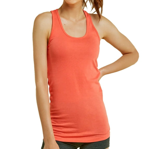 LAVRA Women's 100% Cotton Racerback Tank Top