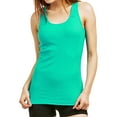 thumbnail image 1 of LAVRA Women's 100% Cotton Ribbed Stretch Tank Top, 1 of 1