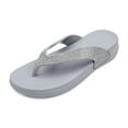 thumbnail image 1 of LAVRA Women's Arch Support Bling Flip Flops Sparkle Summer T-Strap Sandals, 1 of 5