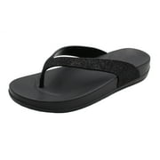 LAVRA Womens Arch Support Bling Flip Flops Sparkle Summer T-Strap Sandals