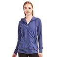 thumbnail image 1 of LAVRA Women's Athletic Zip Up Hoodie Light Weight Exercise Jacket Sweater, 1 of 3