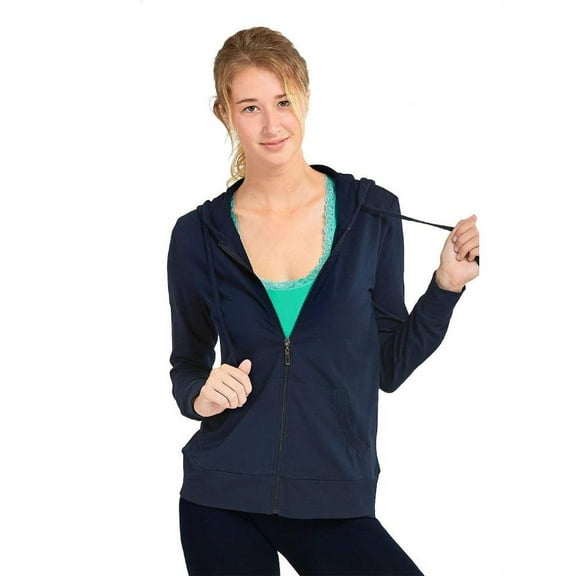 LAVRA Women's Athletic Zip Up Hoodie Light Weight Exercise Jacket Sweater