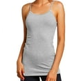 thumbnail image 1 of LAVRA Women's Cotton Camisole Cami Long Tank Top, 1 of 1