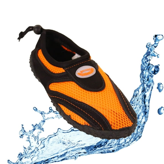LAVRA Women's Drawstring Aqua Sock Adjustable Water Shoe Beach Slip On