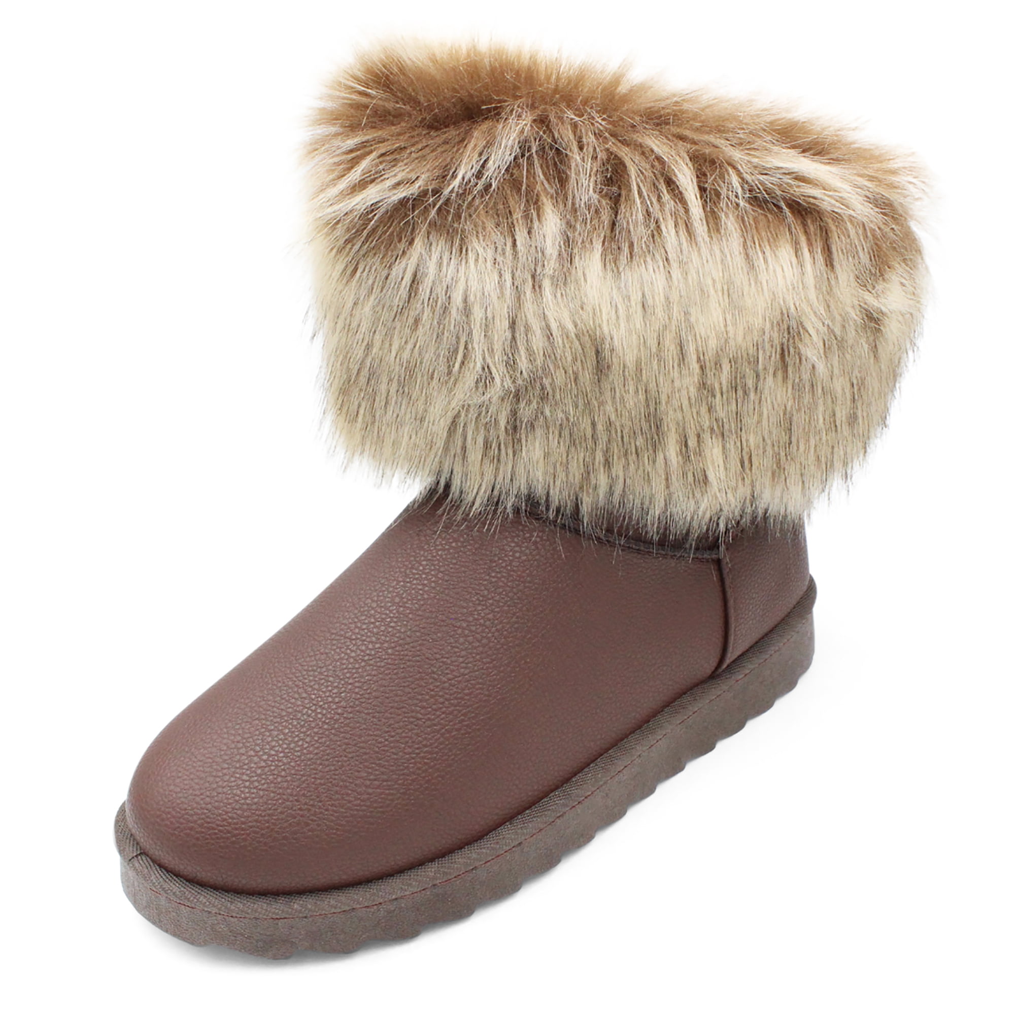 womens fur lined walking boots