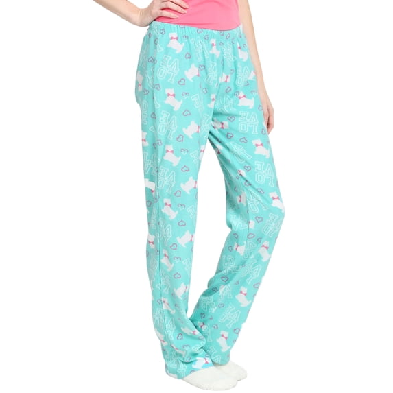 LAVRA Women's Fleece Pajama Pants Warm Winter Home Loungewear Plush Sleepwear Bottom