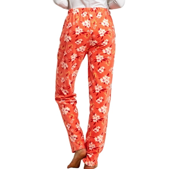 LAVRA Women's Fleece Pajama Pants Warm Winter Home Loungewear Plush Sleepwear Bottom