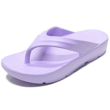 LAVRA Women's Arch Support Flip Flop Cushioned EVA Thong Sandals Flatform