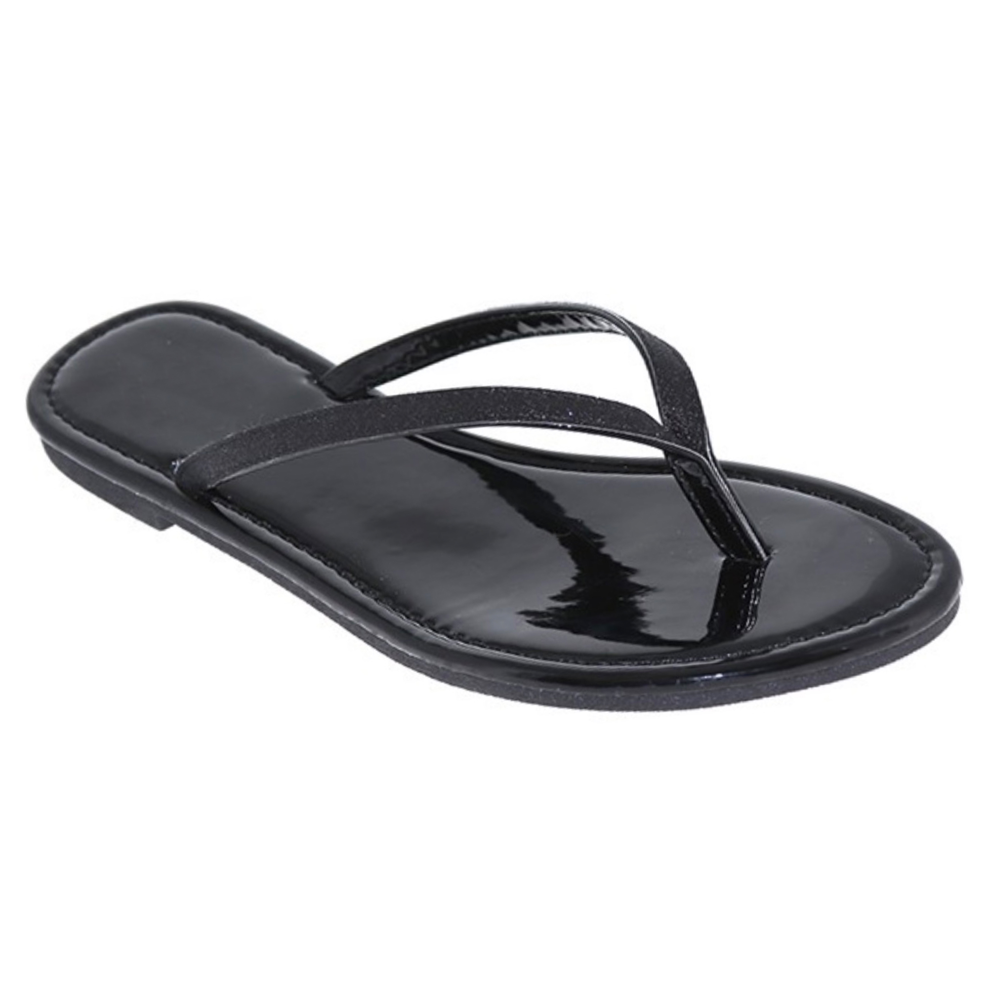 LAVRA Women's Flip Flop Glitter Strap Thong Sandal Bling Sparkle Summer