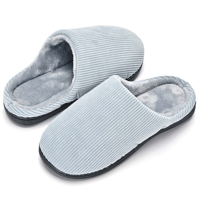 LAVRA Women's Hard Bottom Bedroom Shoes Memory House Slipper - Walmart.com