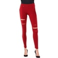 thumbnail image 1 of LAVRA Women's High Waist Jeggings Ripped Skinny Jeans, 1 of 2