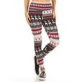 thumbnail image 1 of LAVRA Women's Holiday High Waist Fleece Regular Size Leggings Gift, 1 of 3
