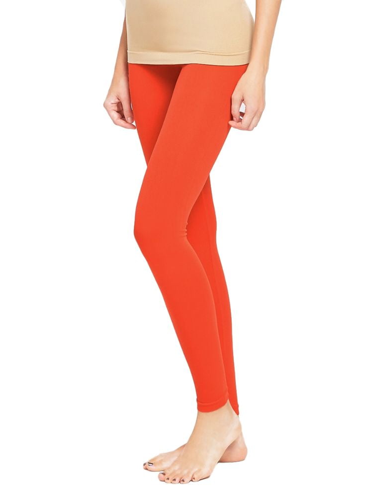 LAVRA Women s Nylon Leggings Full Length Active Pants Yoga Strech