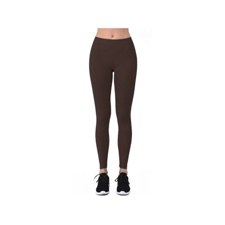 LAVRA Women's Nylon Leggings Full Length Active Pants Yoga Strech Solid Color