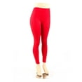 thumbnail image 1 of LAVRA Women's Plus Size Basic Solid Color Leggings One Size, 1 of 1