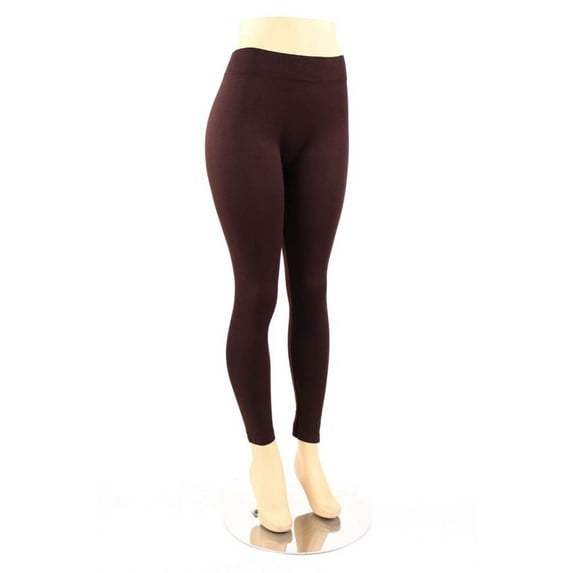 LAVRA Women's Plus Size Basic Solid Color Leggings One Size