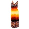 thumbnail image 1 of LAVRA Women's Plus Size Boho Printed Long Maxi Dress Spring Summer Floral, 1 of 2