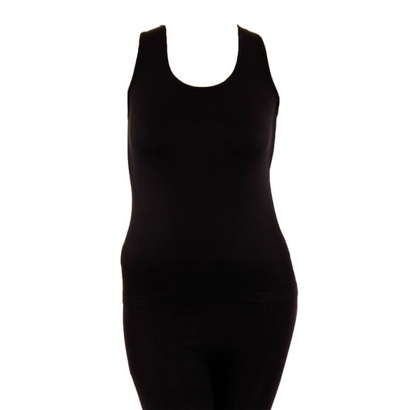 LAVRA Women's Plus Size Racerback Stretch Tank Top