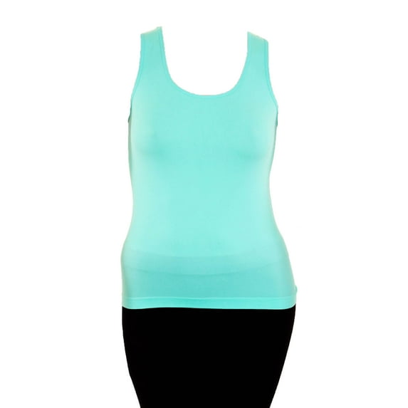 LAVRA Women's Plus Size Racerback Stretch Tank Top