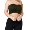 thumbnail image 1 of LAVRA Women’s Plus Size Padded Bandeau Strapless Tube Top Bra up to 3X, 1 of 4