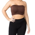 thumbnail image 1 of LAVRA Women’s Plus Size Padded Bandeau Strapless Tube Top Bra up to 3X, 1 of 3