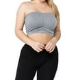 thumbnail image 1 of LAVRA Women’s Plus & Regular Size Bandeau Strapless Padded Bra Tube Top XS-3X, 1 of 1
