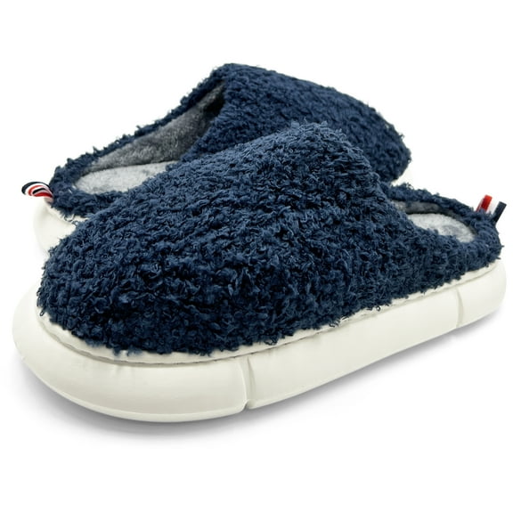 LAVRA Women's Plush Cushion Cloud SlippersHouse Shoes